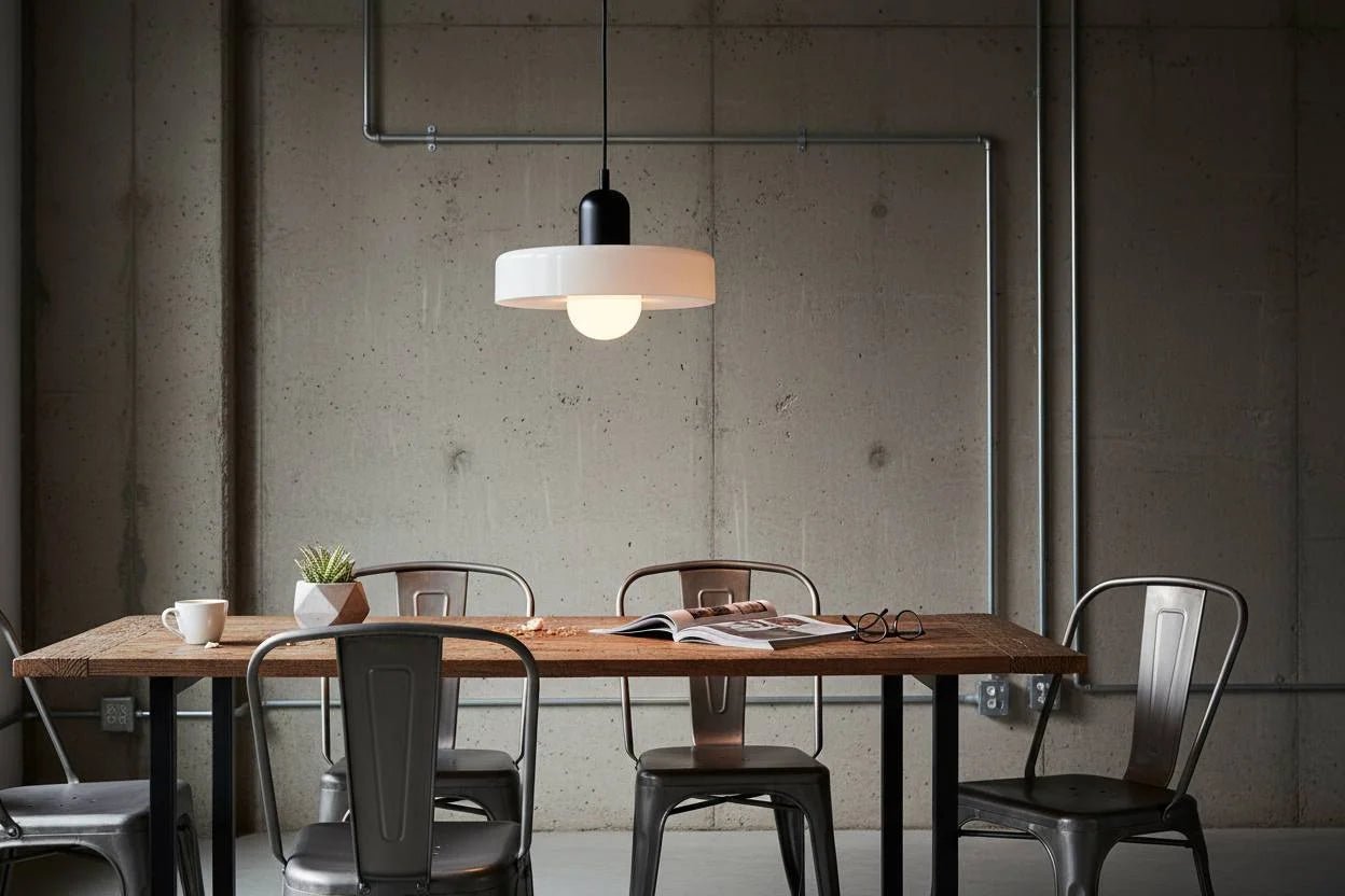 Lampa wisząca UFO – Czarno-biała