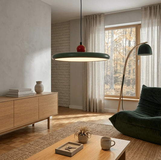 Lampa wisząca Cherry Pop – Zielono-czerwona