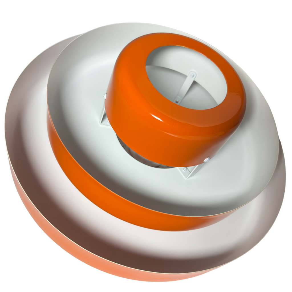 Vertigo lampa wisząca retro loft industrialna 33 cm metal pomarańczowa E27