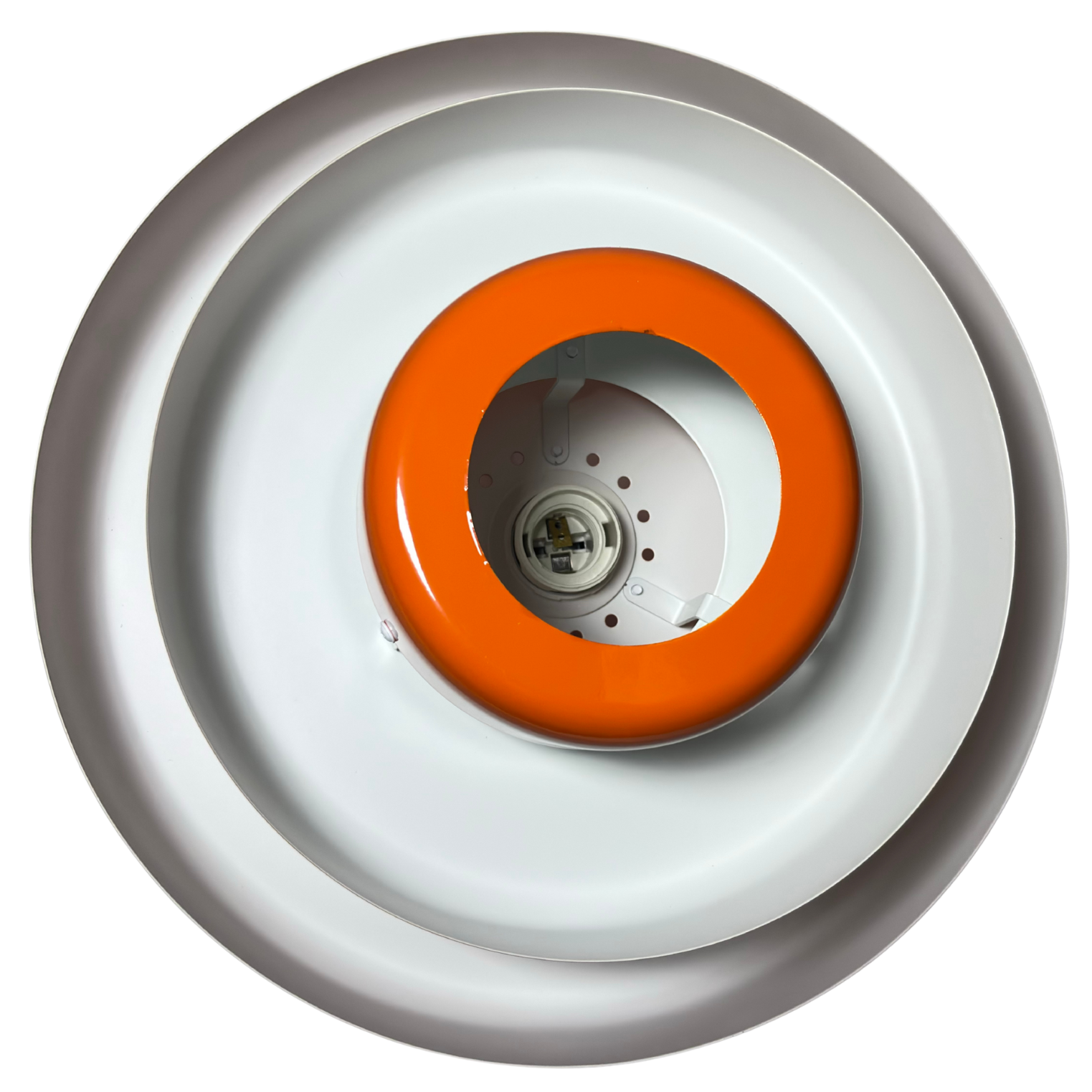 Vertigo lampa wisząca retro loft industrialna 33 cm metal pomarańczowa E27