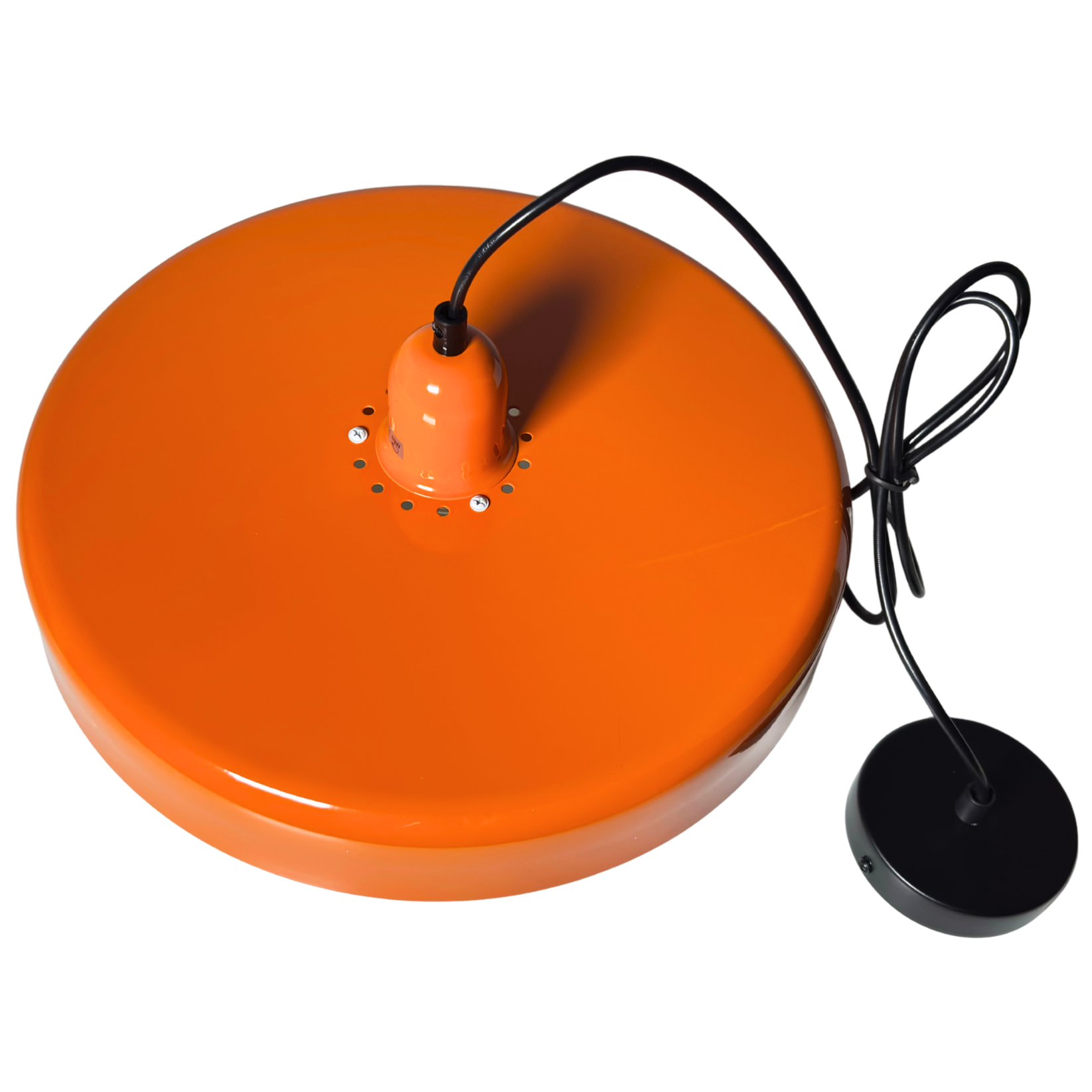 Vertigo lampa wisząca retro loft industrialna 33 cm metal pomarańczowa E27