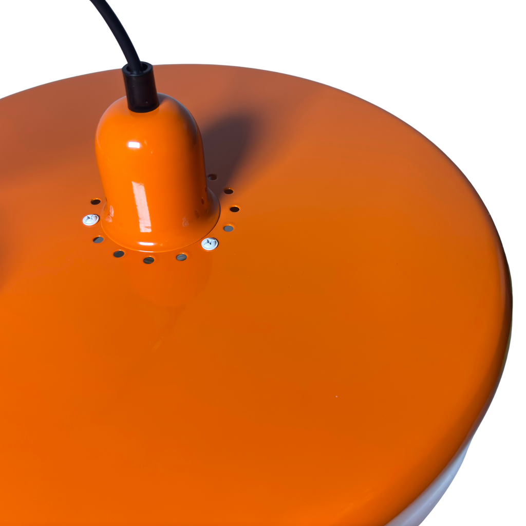 Vertigo lampa wisząca retro loft industrialna 33 cm metal pomarańczowa E27