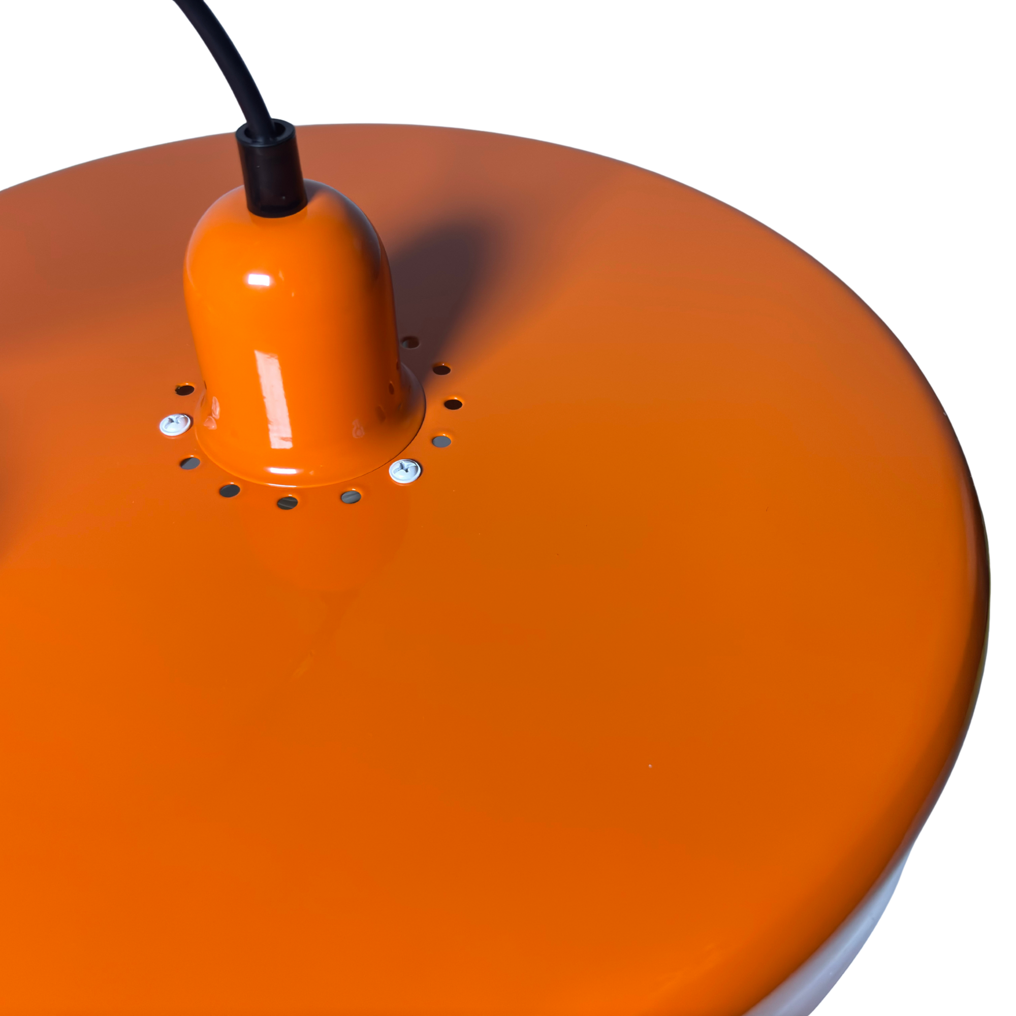 Vertigo lampa wisząca retro loft industrialna 33 cm metal pomarańczowa E27