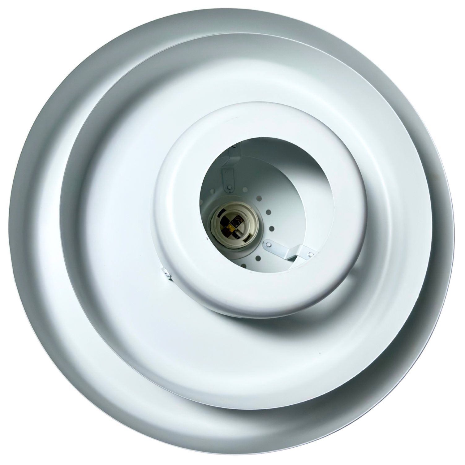 Vertigo lampa wisząca retro loft industrialna 33 cm metal biała E27