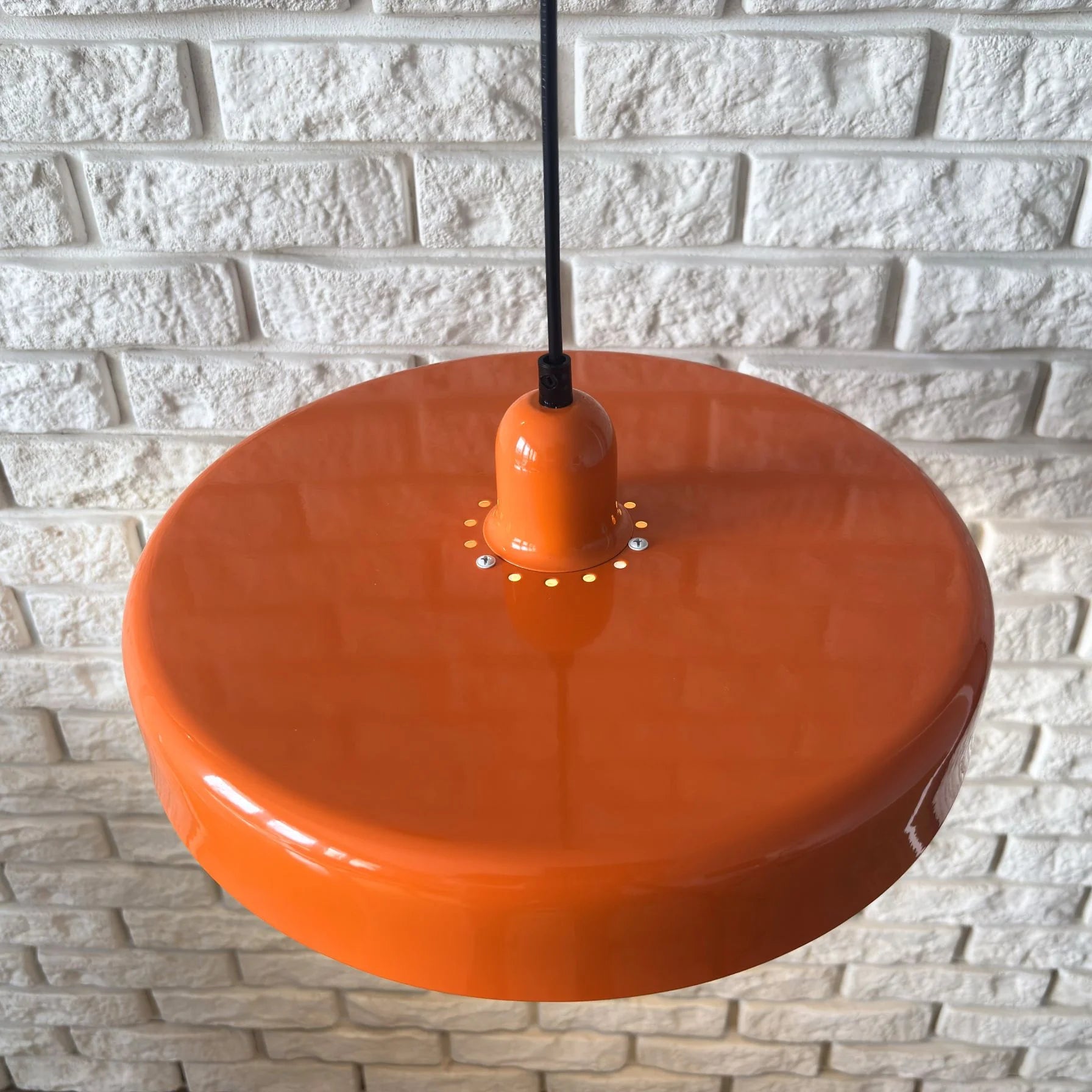 Lampa wisząca Vertigo – Pomarańczowa - Lumi-lab | Lampa wisząca loft industrial