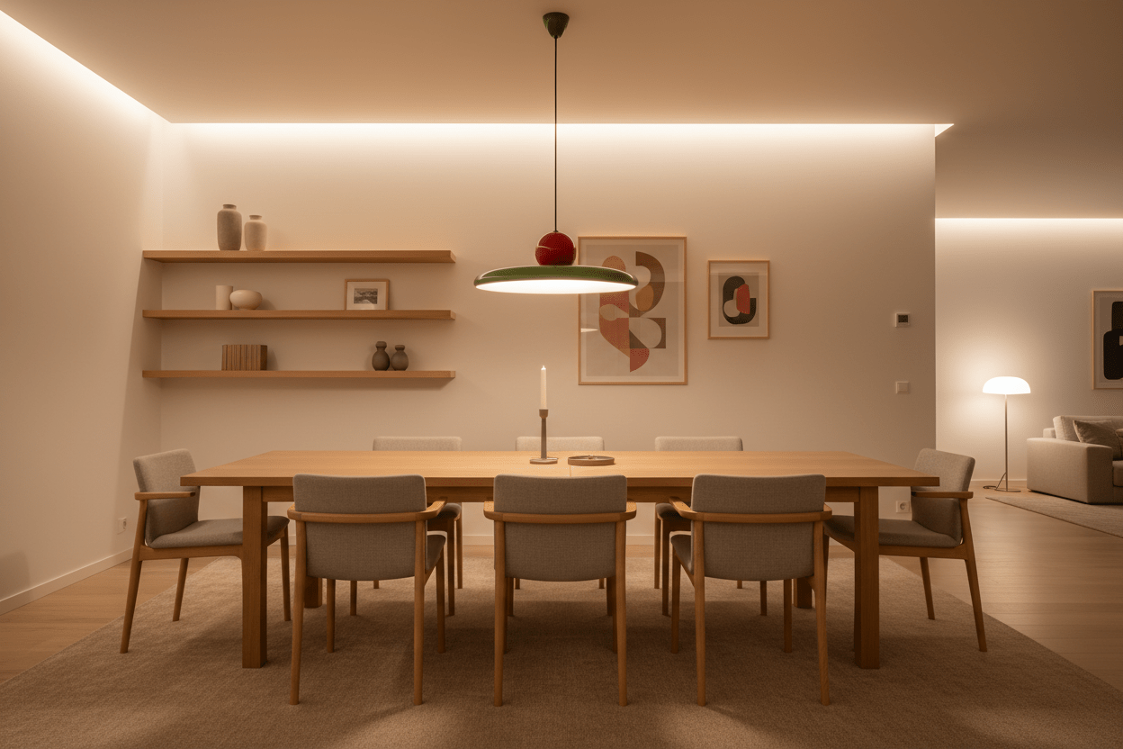 Cherry Pop Lampa Wisząca LED Retro PRL Zielono-Czerwona 40 cm | Vintage | Lumi-lab