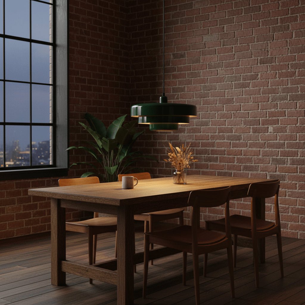 Lampa wisząca Vertigo – Ciemna zieleń