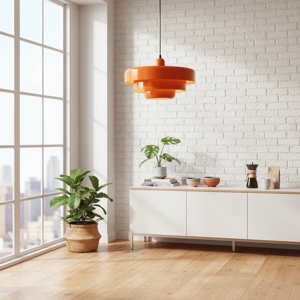 Lampa wisząca Vertigo – Pomarańczowa