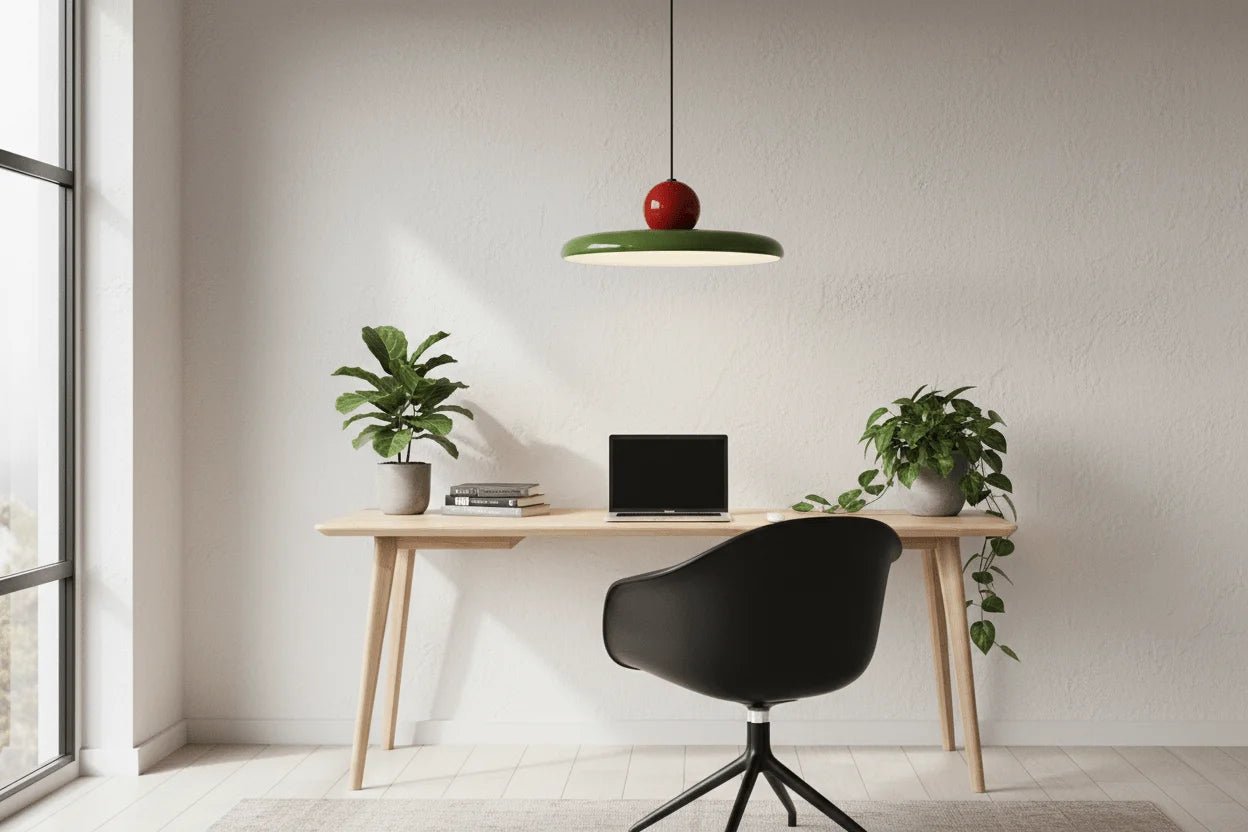 Lampa wisząca Cherry Pop – Zielono-czerwona